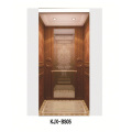 Villa Elevator with Wooden and Champaign Gold Matte Stainless Steel (KJX-BS05)